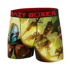 CRAZYBOXER The Mandalorian Perso Yellow Men's Boxer Briefs 7 CRAZYBOXER The Mandalorian Perso Yellow Men's Boxer Briefs -Crazy Boxer CBMAN01FIG 4