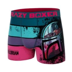 CRAZYBOXER The Mandalorian Line Men's Boxer Briefs -Crazy Boxer CBMAN01LIN 4