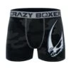 CRAZYBOXER The Mandalorian Black Head Men's Boxer Briefs