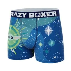 CRAZYBOXER The Mandalorian Baby Yoda Star Light Boxer Briefs (Creative Packaging) -Crazy Boxer CBMAN01TELEN 4