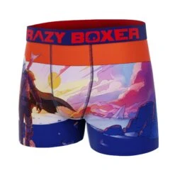 CRAZYBOXER The Mandalorian War Red Men's Boxer Briefs -Crazy Boxer CBMAN01TRI 4