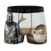 CRAZYBOXER The Mandalorian Yoda And Perso Men's Boxer Briefs