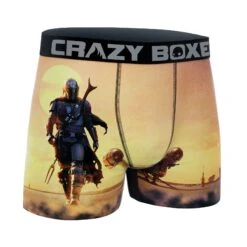 CRAZYBOXER The Mandalorian Walking Men's Boxer Briefs -Crazy Boxer CBMAN01WAL 3