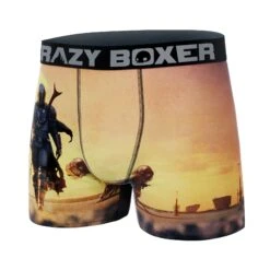 CRAZYBOXER The Mandalorian Walking Men's Boxer Briefs -Crazy Boxer CBMAN01WAL 4