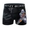 CRAZYBOXER The Mandalorian Black Perso Men's Boxer Briefs