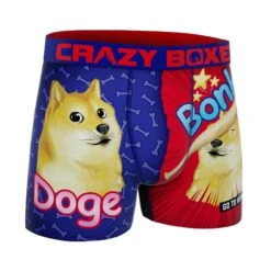CRAZYBOXER Meme God Men's Boxer Briefs -Crazy Boxer CBMEM0101DOGE 3