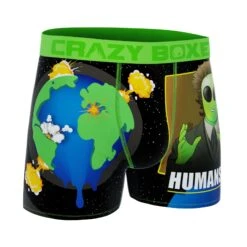 CRAZYBOXER Meme Human Men's Boxer Briefs -Crazy Boxer CBMEM0101HUMA 3