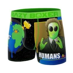 CRAZYBOXER Meme Human Men's Boxer Briefs -Crazy Boxer CBMEM0101HUMA 4