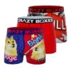 CRAZYBOXER Meme Chill God Men's Boxer Briefs (3 Pack)