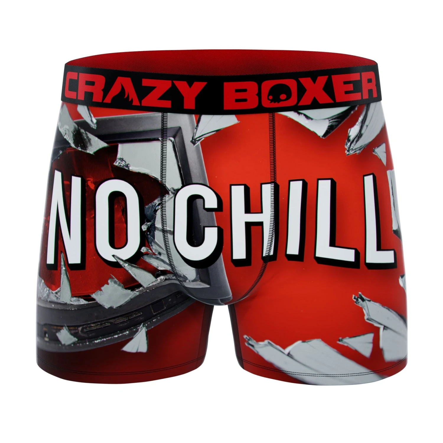 CRAZYBOXER Meme Chill God Men's Boxer Briefs (3 Pack) 2 CRAZYBOXER Meme Chill God Men's Boxer Briefs (3 Pack) - Image 2