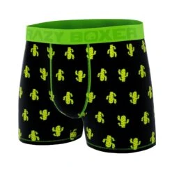 Men's Boxer Briefs - MINI - CACTUS -Crazy Boxer CBMIN0101CAC1 4