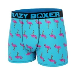 Men's Boxer Briefs - MINI - FLAMINGO -Crazy Boxer CBMIN0101FLA 4