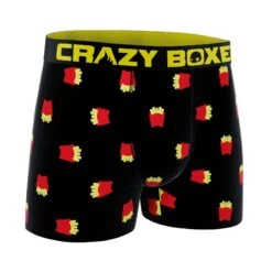 CRAZYBOXER Mini French Fries Men's Boxer -Crazy Boxer CBMIN0101FRI1 3