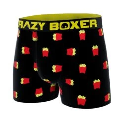 CRAZYBOXER Mini French Fries Men's Boxer -Crazy Boxer CBMIN0101FRI1 4