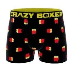 Men's Boxer Briefs - MINI - PACK 2 JUNK FOOD + FRENCH FRIES 8 Men's Boxer Briefs - MINI - PACK 2 JUNK FOOD + FRENCH FRIES -Crazy Boxer CBMIN0101X2A3 6