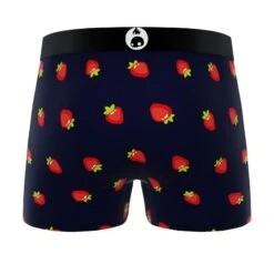 CRAZYBOXER Strawberries Smiley Men's Boxer Briefs (3 Pack) -Crazy Boxer CBMIN0101X3A2 5