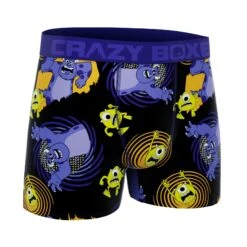 CRAZYBOXER Disney Monsters Men's Boxer Briefs 6 CRAZYBOXER Disney Monsters Men's Boxer Briefs -Crazy Boxer CBMON0101ALO2 3