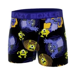 CRAZYBOXER Disney Monsters Men's Boxer Briefs 7 CRAZYBOXER Disney Monsters Men's Boxer Briefs -Crazy Boxer CBMON0101ALO2 4