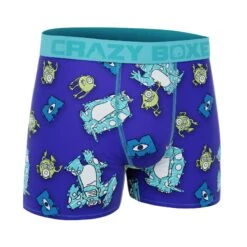 CRAZYBOXER Disney Monsters Doodle Men's Boxer Briefs -Crazy Boxer CBMON0101ALOV 3