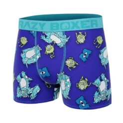 CRAZYBOXER Disney Monsters Doodle Men's Boxer Briefs -Crazy Boxer CBMON0101ALOV 4