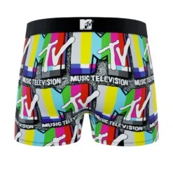 CRAZYBOXER Mtv Colored Logo Men's Boxer Briefs (Creative Packaging) -Crazy Boxer CBMTV0102MTV1N 2