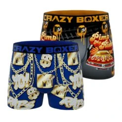 CRAZYBOXER Mtv Pimp My Ride Men's Boxer Briefs (2 Pack)