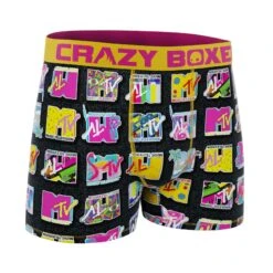CRAZYBOXER MTV Logo Men's Boxer Briefs -Crazy Boxer CBMTV01MTVS 3
