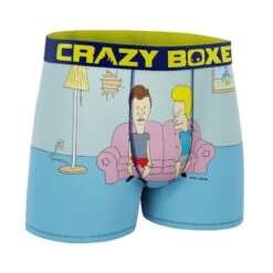CRAZYBOXER MTV Beavis And Butthead Men's Boxer Briefs -Crazy Boxer CBMTV01PLAC 3