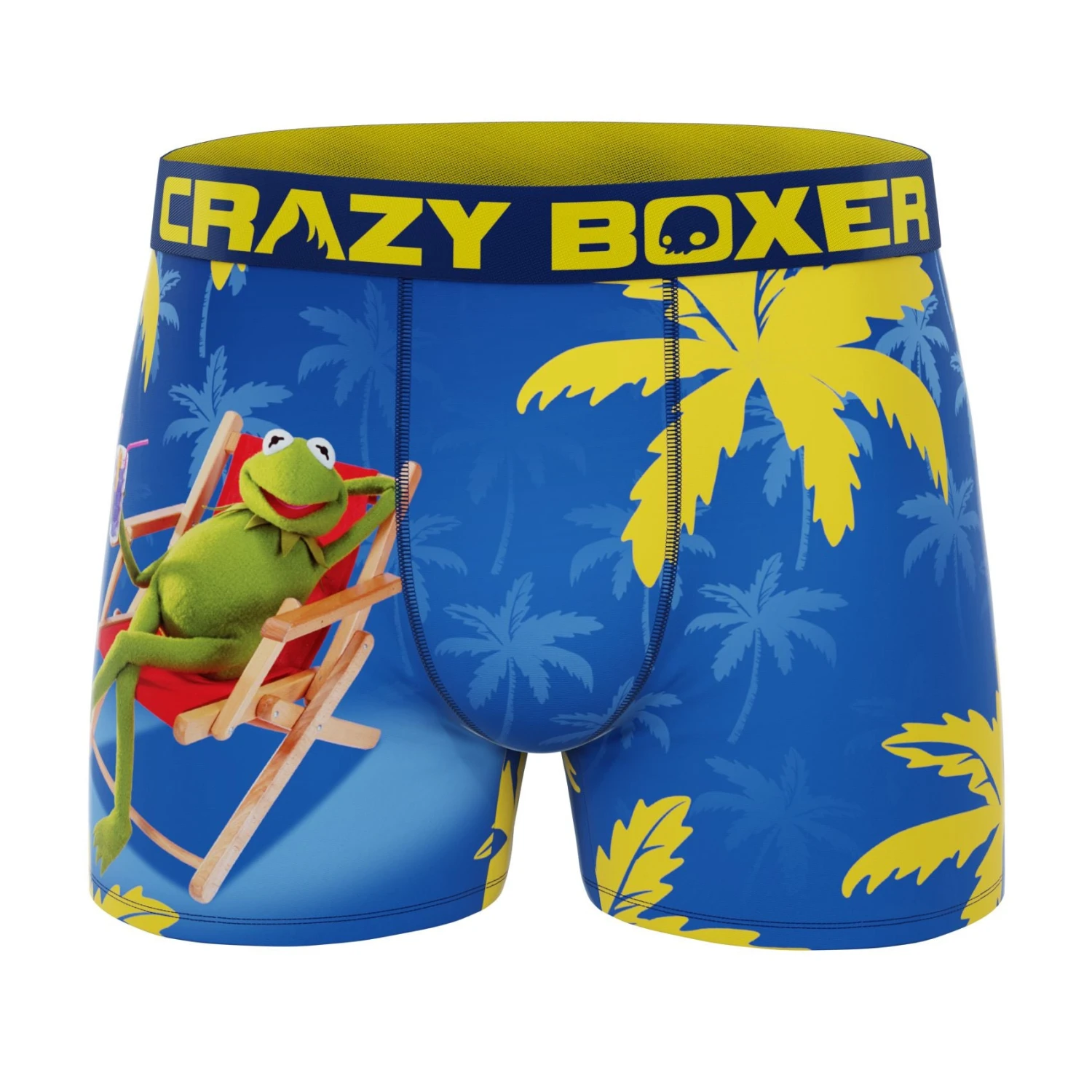 CRAZYBOXER Disney The Muppets Tropical Kermit Men's Boxer Briefs 1 CRAZYBOXER Disney The Muppets Tropical Kermit Men's Boxer Briefs