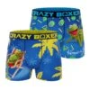 CRAZYBOXER The Muppets Men's Boxer Briefs (2 Pack)
