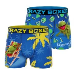 CRAZYBOXER The Muppets Men's Boxer Briefs (2 Pack)