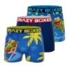 CRAZYBOXER The Muppets Men's Boxer Briefs (3 Pack)