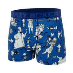 CRAZYBOXER Men's Disney Spooky Nightmare Before Xmas Boxer Briefs -Crazy Boxer CBNIG0101ALOV 4