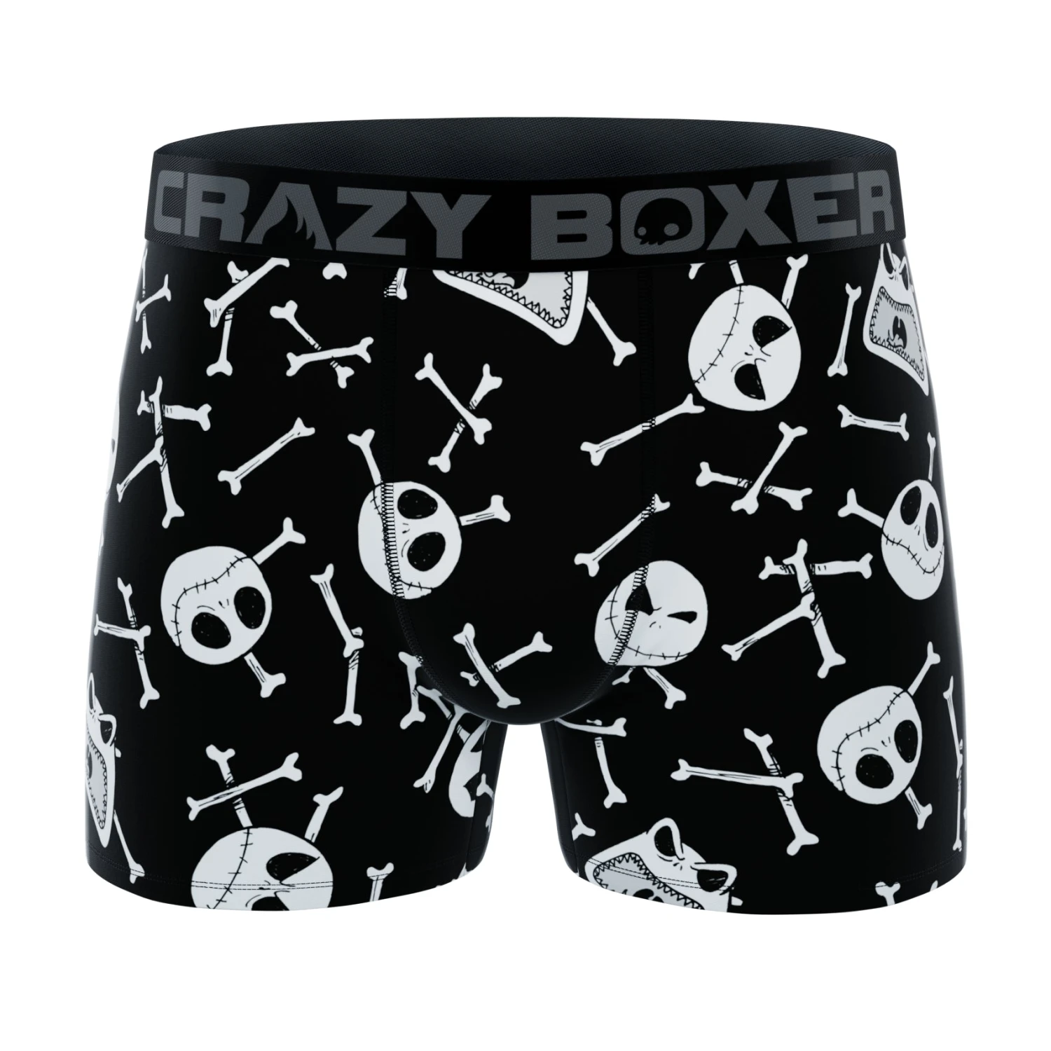 CRAZYBOXER Disney Nightmare Before Christmas Halloween Bone Men's Boxer Briefs 1 CRAZYBOXER Disney Nightmare Before Christmas Halloween Bone Men's Boxer Briefs
