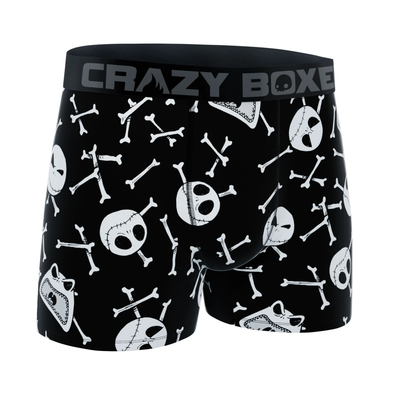 CRAZYBOXER Disney Nightmare Before Christmas Halloween Bone Men's Boxer Briefs 3 CRAZYBOXER Disney Nightmare Before Christmas Halloween Bone Men's Boxer Briefs - Image 3