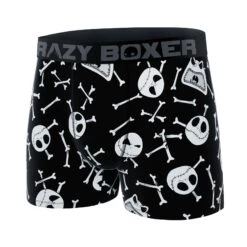 CRAZYBOXER Disney Nightmare Before Christmas Halloween Bone Men's Boxer Briefs 7 CRAZYBOXER Disney Nightmare Before Christmas Halloween Bone Men's Boxer Briefs -Crazy Boxer CBNIG0101BONE 4