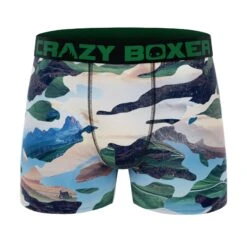 CRAZYBOXER Outdoor Wild Tiger Men's Boxer Briefs (3 Pack) -Crazy Boxer CBOUT0101X3C1 8