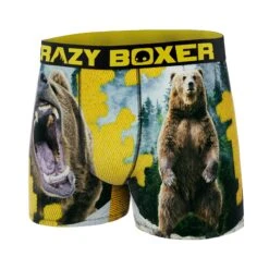 CRAZYBOXER Outdoor Grizzly Men's Boxer Briefs -Crazy Boxer CBOUT0102GRIZ 4