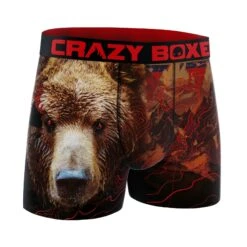 CRAZYBOXER Outdoor Bear Men's Boxer Briefs -Crazy Boxer CBOUT0103BEAR 3