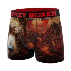 CRAZYBOXER Outdoor Bear Men's Boxer Briefs -Crazy Boxer CBOUT0103BEAR 4