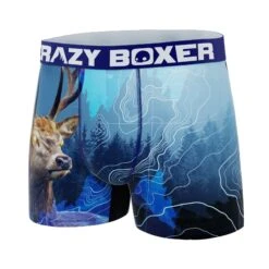 CRAZYBOXER Outdoor Deer Men's Boxer Briefs -Crazy Boxer CBOUT0103DEER 4