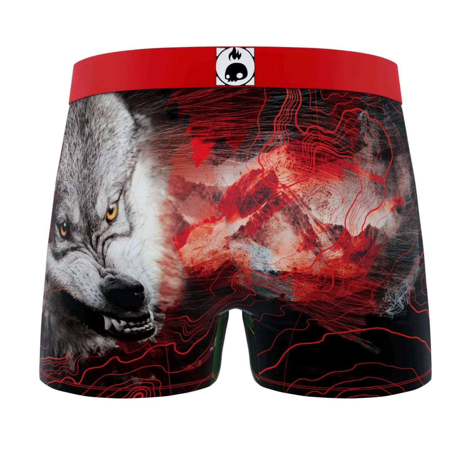 CRAZYBOXER Outdoor Wolf Men's Boxer Briefs 2 CRAZYBOXER Outdoor Wolf Men's Boxer Briefs - Image 2