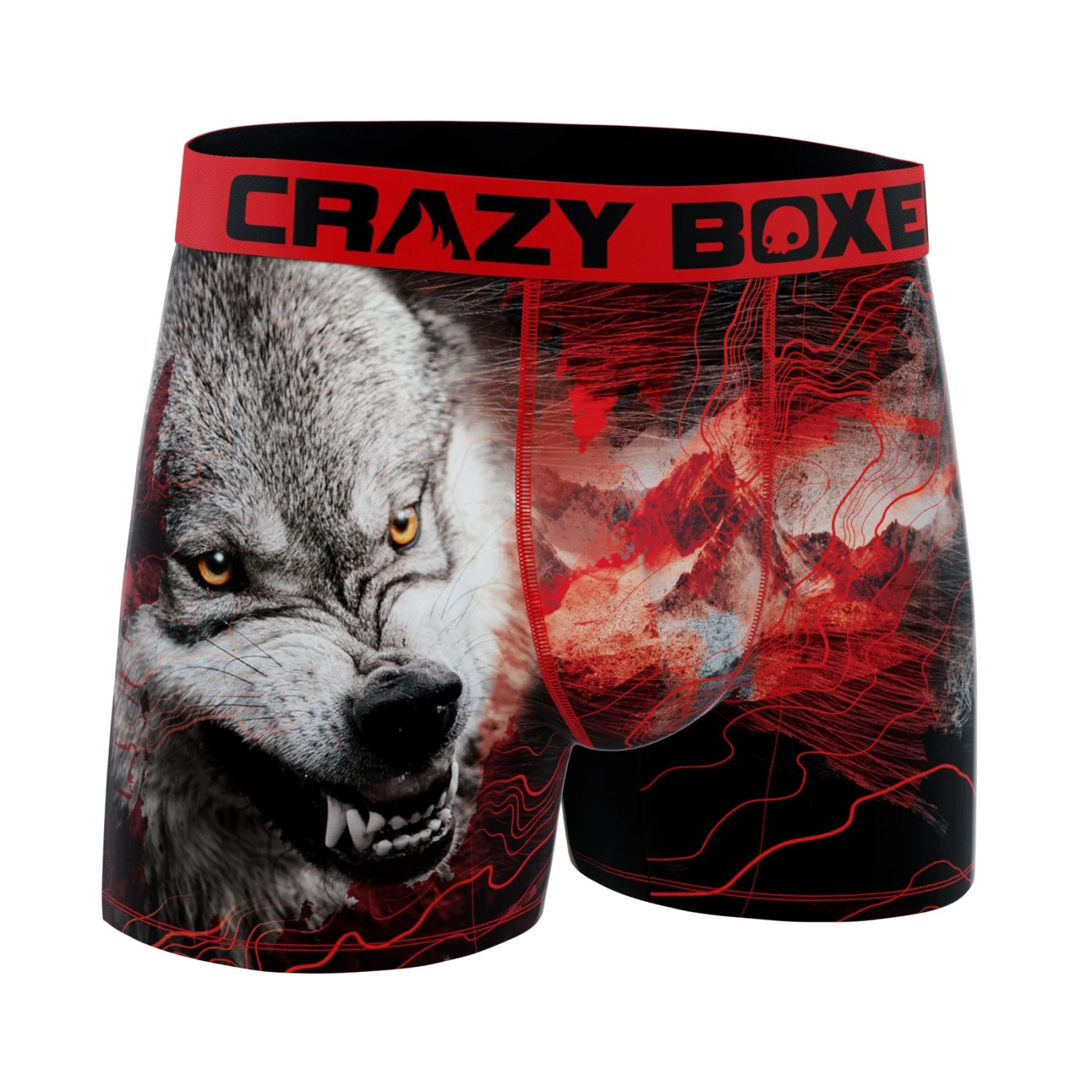 CRAZYBOXER Outdoor Wolf Men's Boxer Briefs 3 CRAZYBOXER Outdoor Wolf Men's Boxer Briefs - Image 3