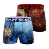 CRAZYBOXER Outdoor Deer Bear Men's Boxer Briefs (2 Pack)
