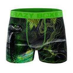 CRAZYBOXER Outdoor Snake Lion Men's Boxer Briefs (2 Pack) 8 CRAZYBOXER Outdoor Snake Lion Men's Boxer Briefs (2 Pack) -Crazy Boxer CBOUT0103X2A2 6