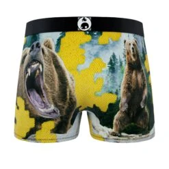 CRAZYBOXER Outdoor Bear-Wolf Men's Boxer Briefs (Pack 3) -Crazy Boxer CBOUT0103X3A3 5