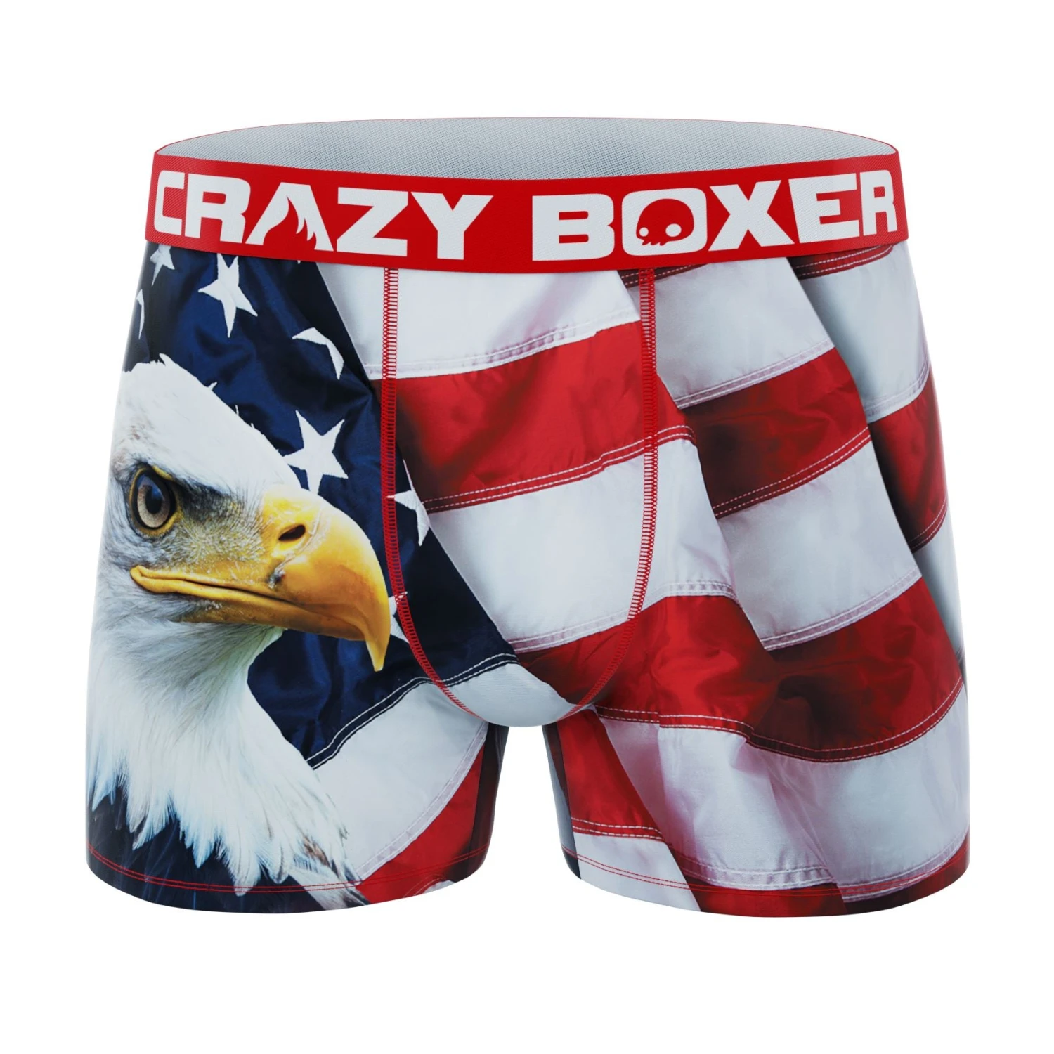 CRAZYBOXER Eagle Flag Benji Outdoor Men's Boxer Briefs (3 Pack) 2 CRAZYBOXER Eagle Flag Benji Outdoor Men's Boxer Briefs (3 Pack) - Image 2