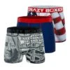 CRAZYBOXER Eagle Flag Benji Outdoor Men's Boxer Briefs (3 Pack)