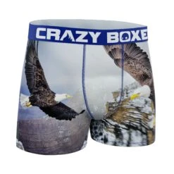 CRAZYBOXER Outdoor Flying Eagle Men's Boxer Briefs -Crazy Boxer CBOUT01EAG2 3
