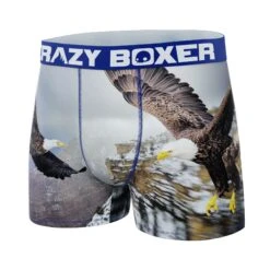 CRAZYBOXER Outdoor Flying Eagle Men's Boxer Briefs -Crazy Boxer CBOUT01EAG2 4